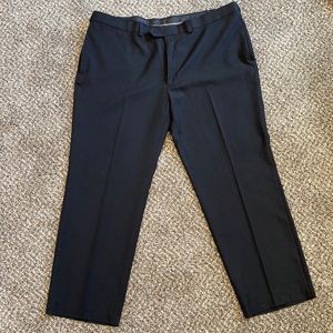 Hagar Classic Fit Dress Pants, Black, 44x30